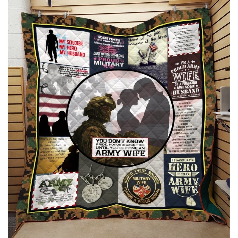 Army Wife CLH0511013Q Quilt Blanket