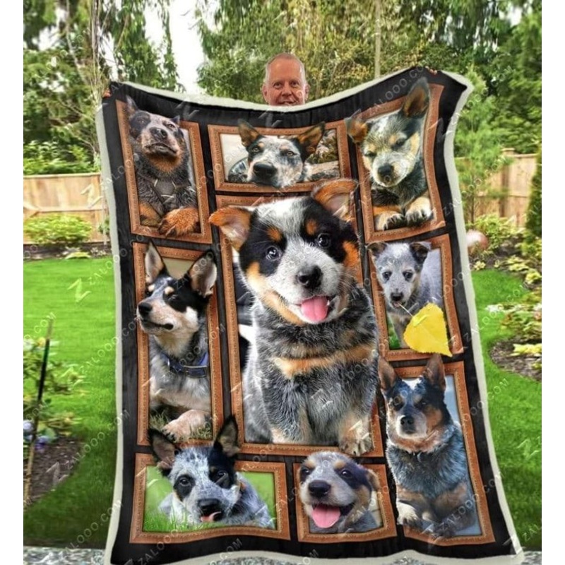 Australian Cattle Dog Cute Heeler CLA31100396Q Quilt Blanket
