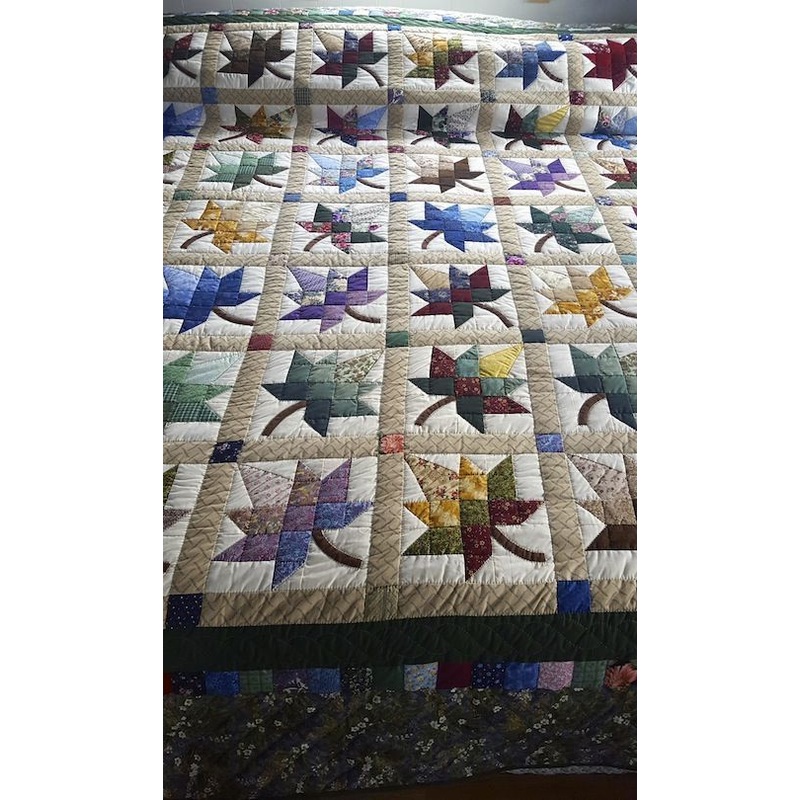 Autumn Leaves CLA0710011Q Quilt Blanket
