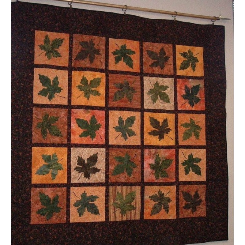 Autumn Leaves CLA2210023Q Quilt Blanket