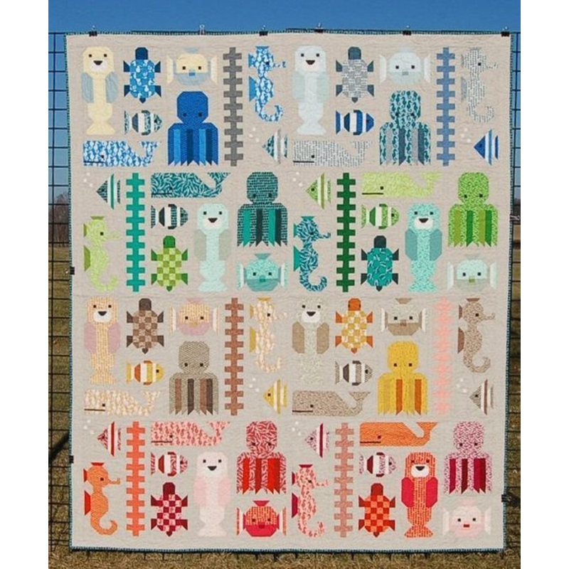 Awesome Ocean CLA11110244Q Quilt Blanket