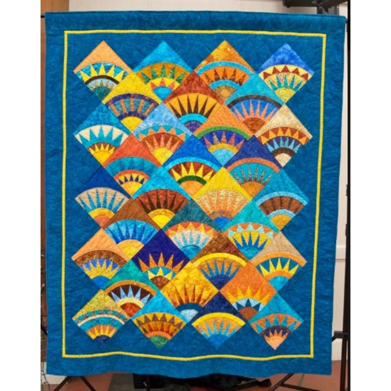 Baja Sunrise CLA1810037Q Quilt Blanket