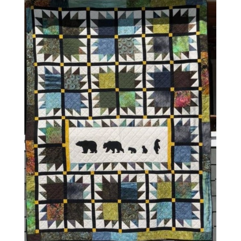 Barn Star Bear CLA2110021Q Quilt Blanket
