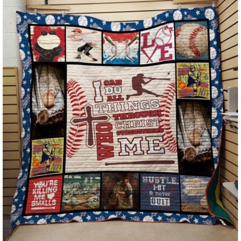 Baseball Christian CLT1111013H Quilt Blanket