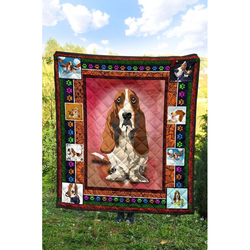 Basset Hound CLA3010025Q Quilt Blanket