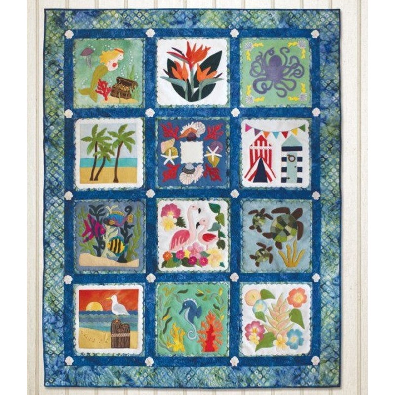 Beach Time CLT0111037H Quilt Blanket