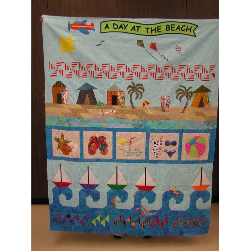 A Day At The Beach CLM240601 Quilt Blanket