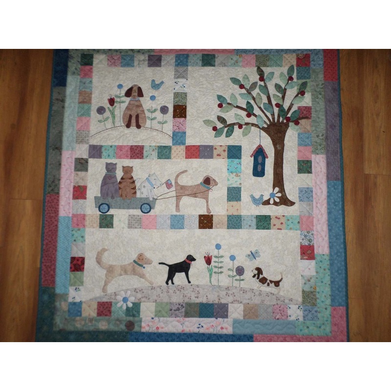 A Dog s Life CLM250601 Quilt Blanket