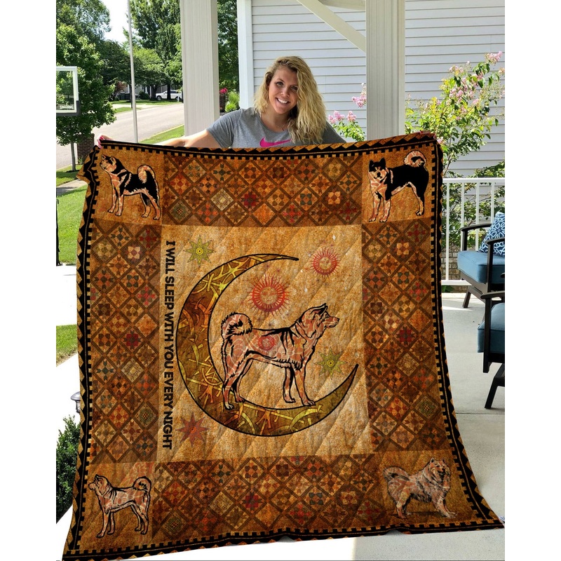 Akita CL09100011MDQ Quilt Blanket