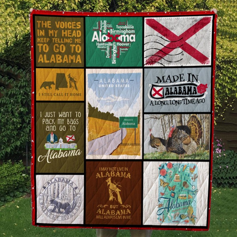 Alabama CL14100002MDQ Quilt Blanket