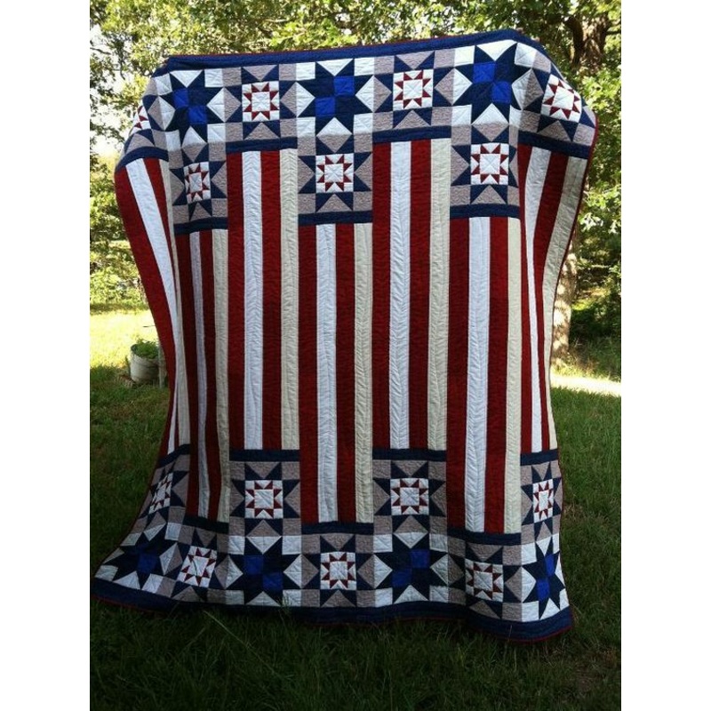 American Flag CLA1110006Q Quilt Blanket