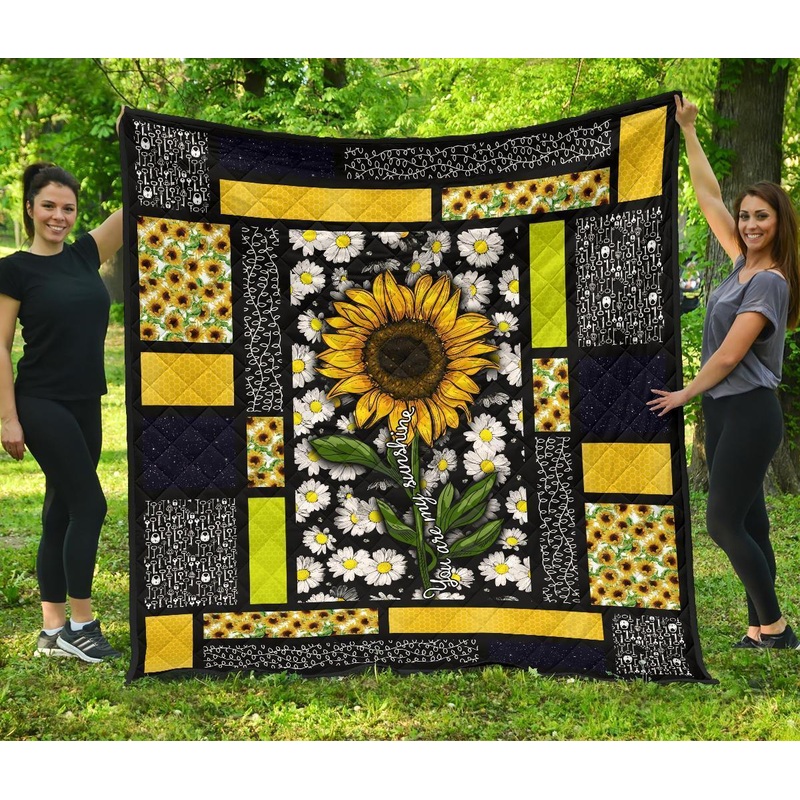 Sunflower CL09100134MDQ Quilt Blanket