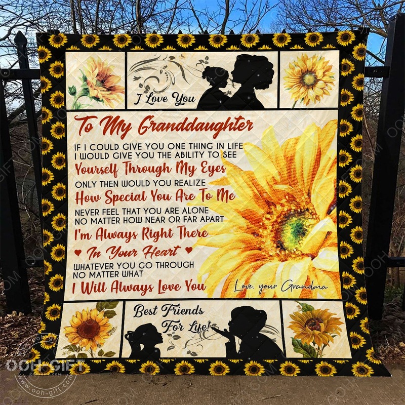 To My Granddaughter CL01110403MDQ Quilt Blanket