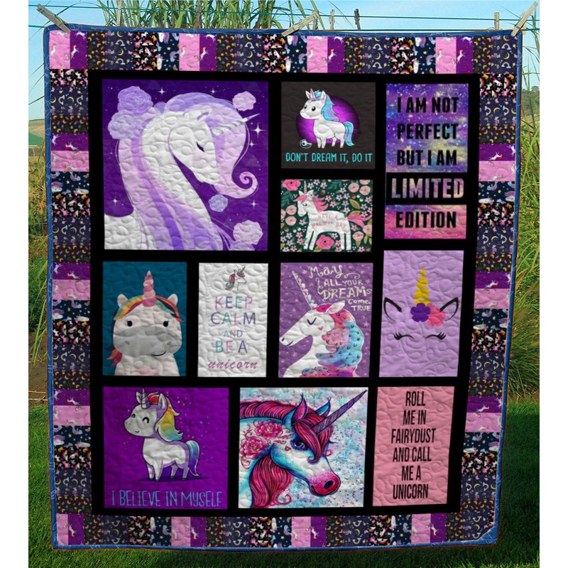 Unicorn CL28101186MDQ Quilt Blanket