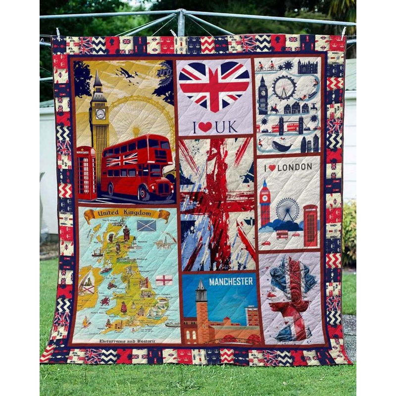 United Kingdom BI080709B TBG Quilt Blanket