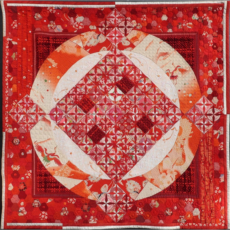 Lovely Japanese Crain CLM1812433Q Quilt Blanket