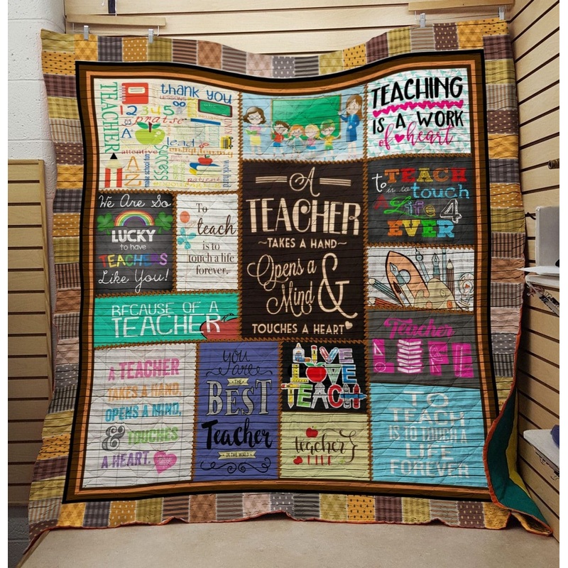 A Teacher Takes A Hand CLH1611014Q Quilt Blanket