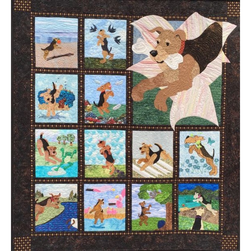 Airedale CLP280601 Quilt Blanket