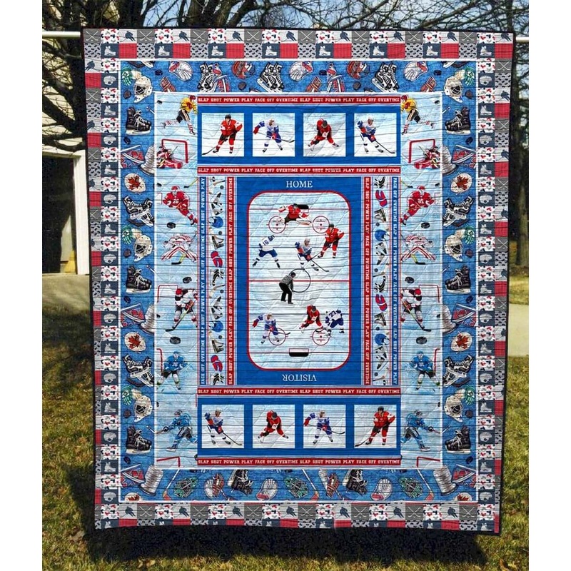 All I Need Is Ice Hockey VM270502 Quilt Blanket