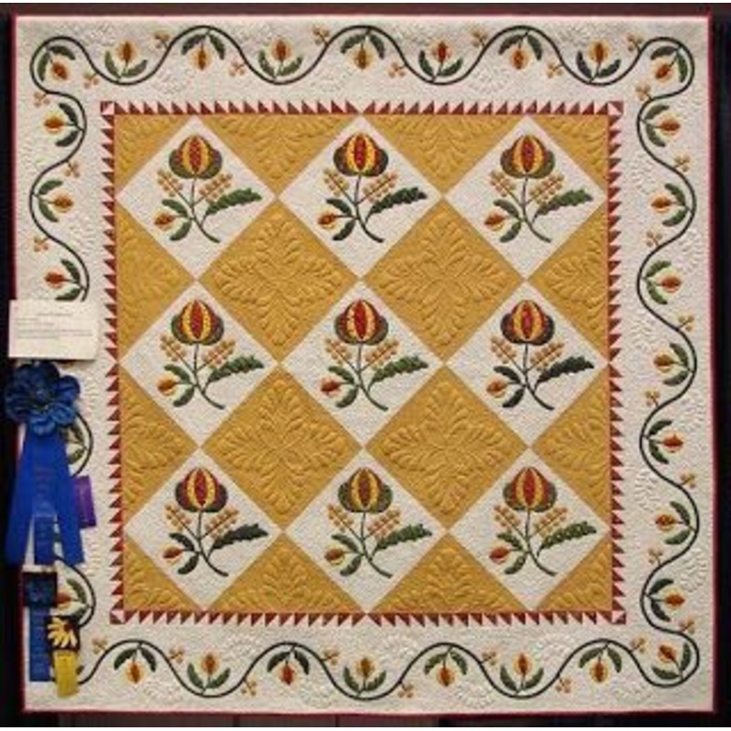 Antique Pomegranate CLA1910011Q Quilt Blanket