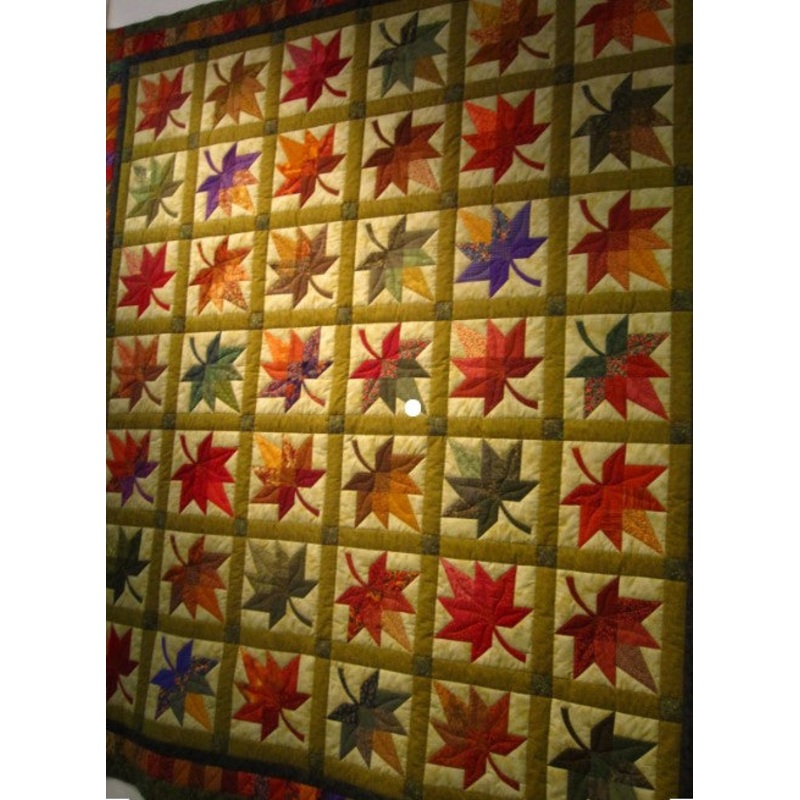 Autumn Leaves CLA1710023Q Quilt Blanket