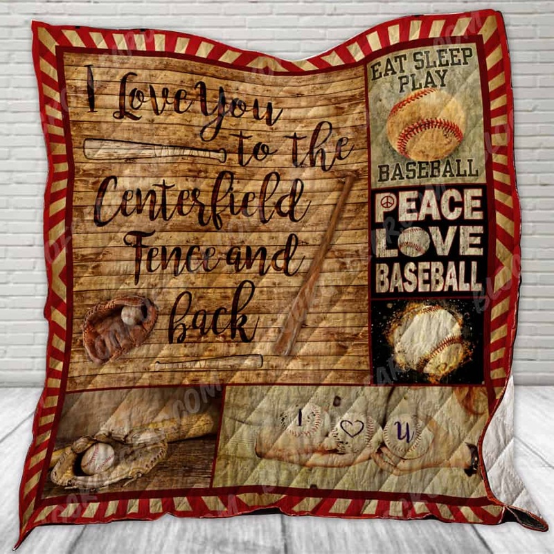 Baseball CL2100056MDQ Quilt Blanket