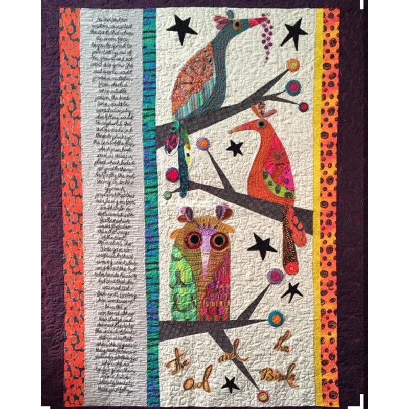 Bird And Owl CLA1710047Q Quilt Blanket