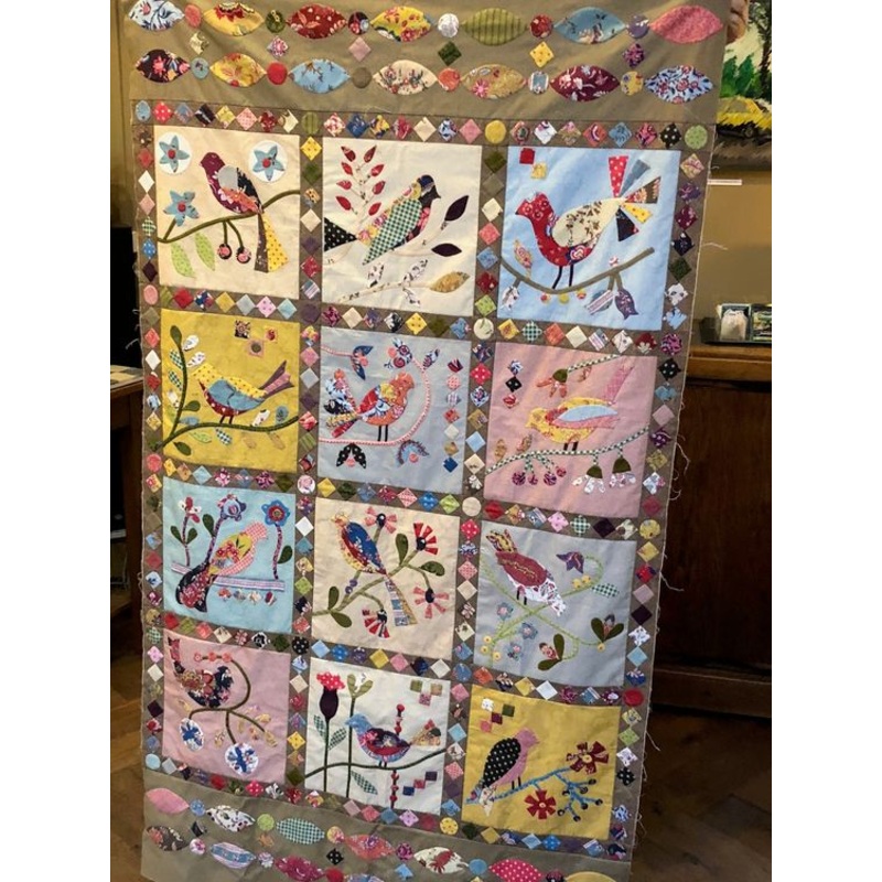 Bird CLA0910057Q Quilt Blanket