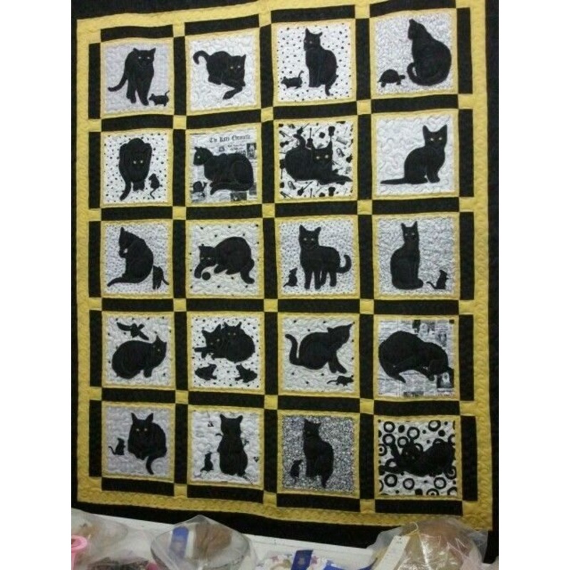 Black Cat CL120605 Quilt Blanket