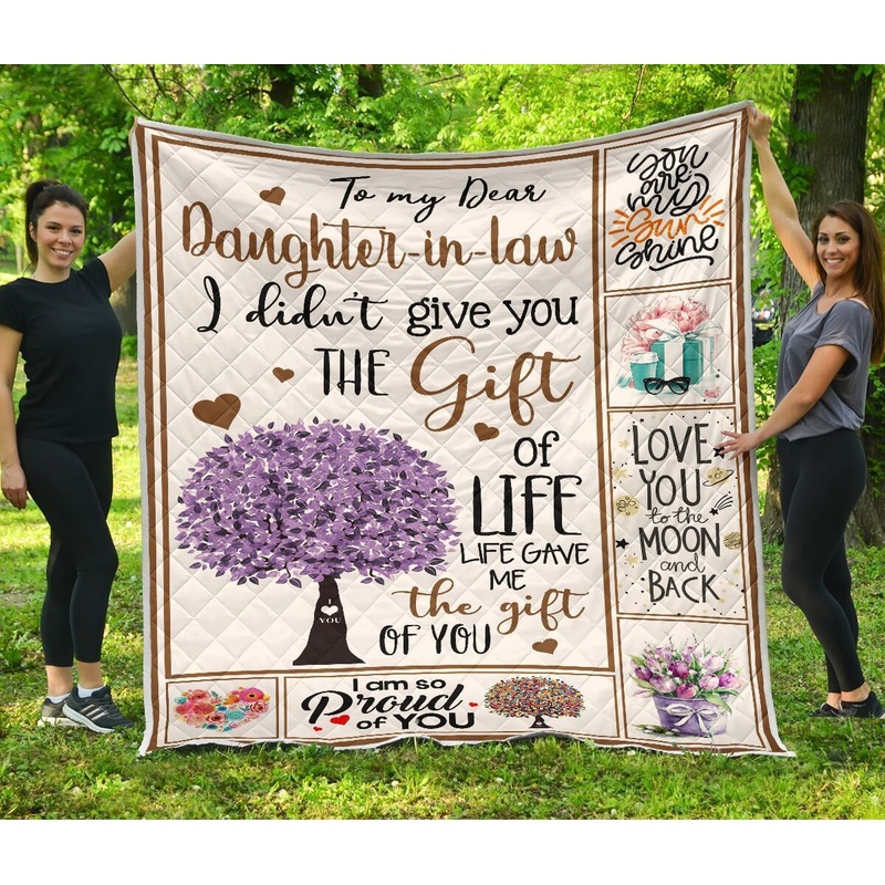 Tree Of Life Mom To Daughter In Law Daughter In Law CL11120719MDQ Quilt Blanket