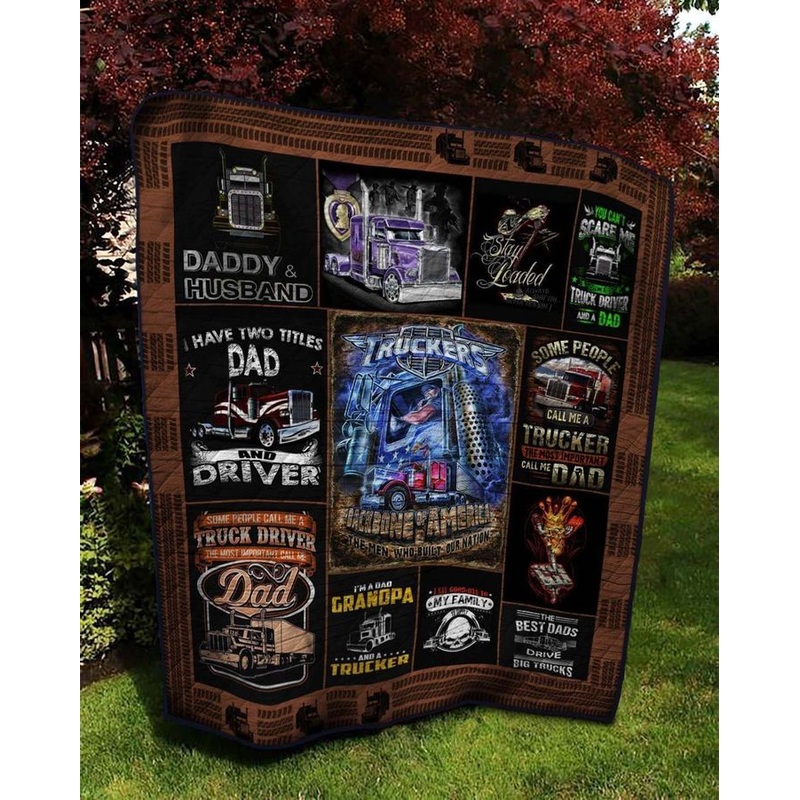 Trucker Dad NN170514 Quilt Blanket