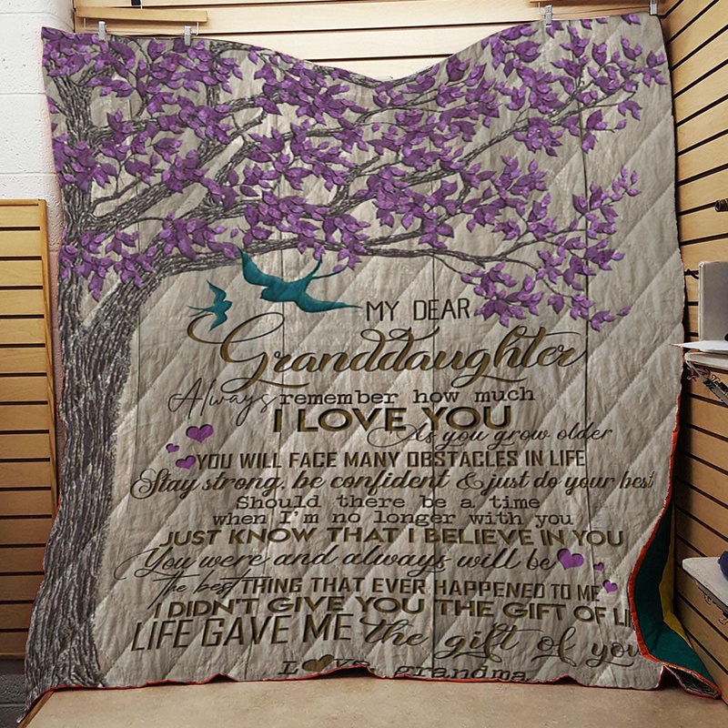 Tree My Dear Granddaughter Love Grandma CL16110981MDQ Quilt Blanket