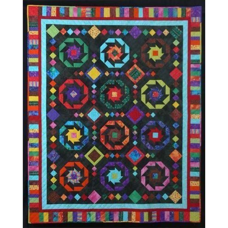 Almost Amish Sprockets CLM240657 Quilt Blanket
