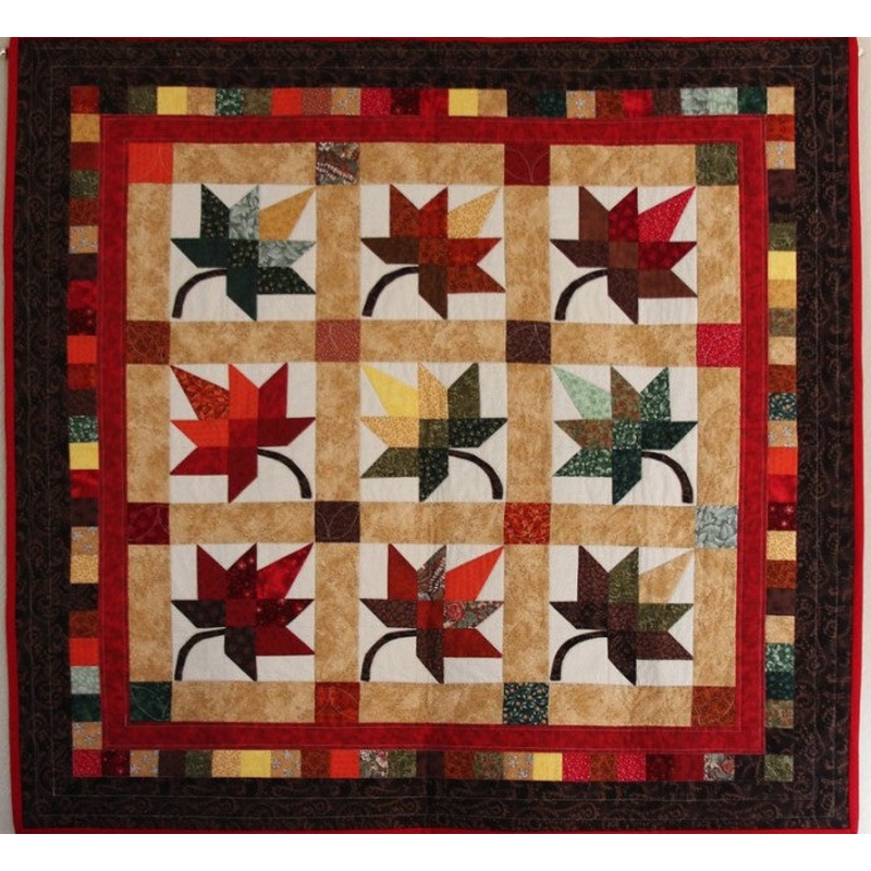 Autumn Leaves CLA2410012Q Quilt Blanket