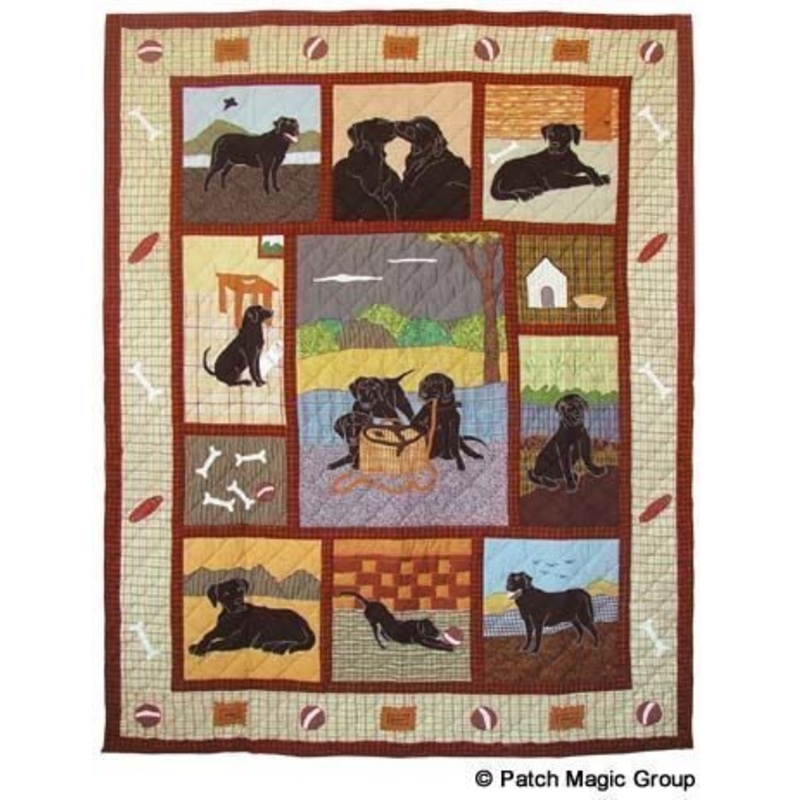 Black Labs CLT260635 Quilt Blanket