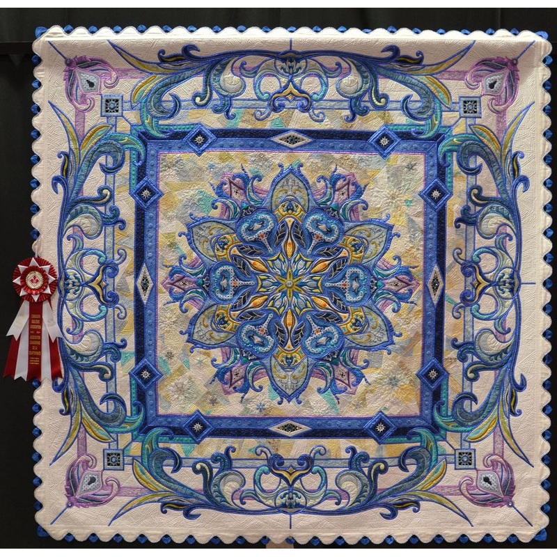 Blue Antique Star CLA2211118Q Quilt Blanket