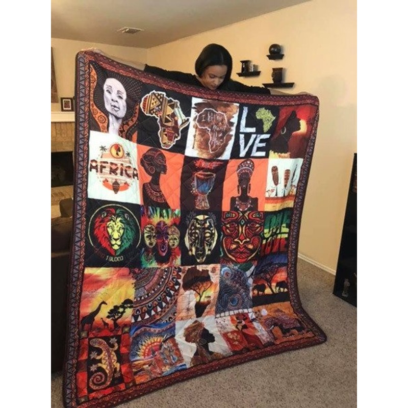 African Culture CLD170723 Quilt Blanket