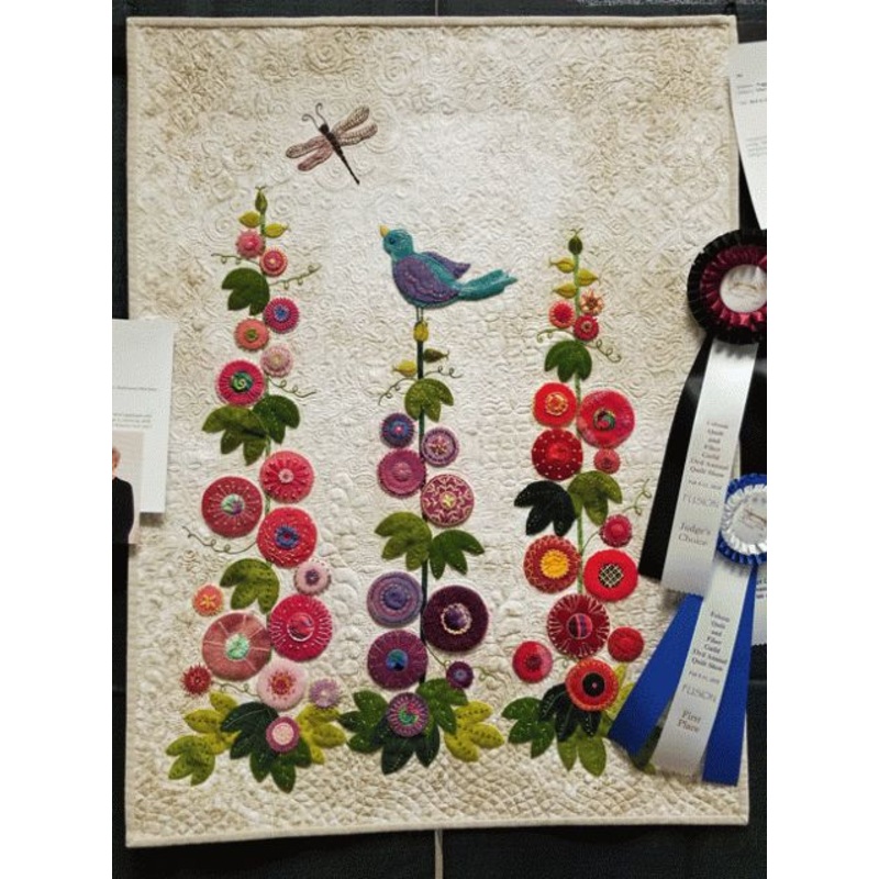 Bird Butterfly And Flower CLA2310020Q Quilt Blanket