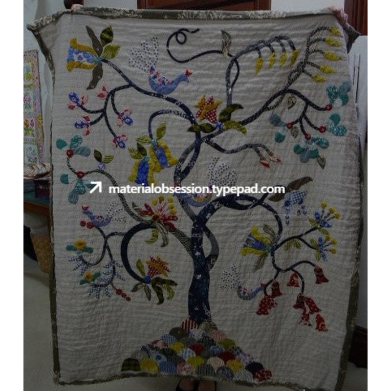 Bird Tree CLA1710055Q Quilt Blanket