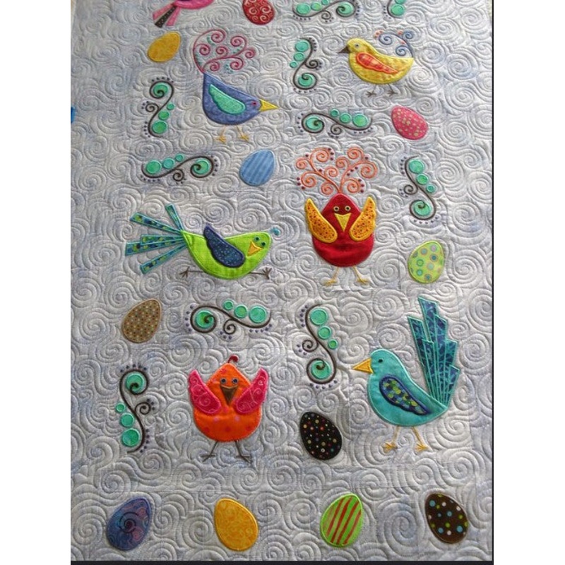 Birds CLA3010206Q Quilt Blanket