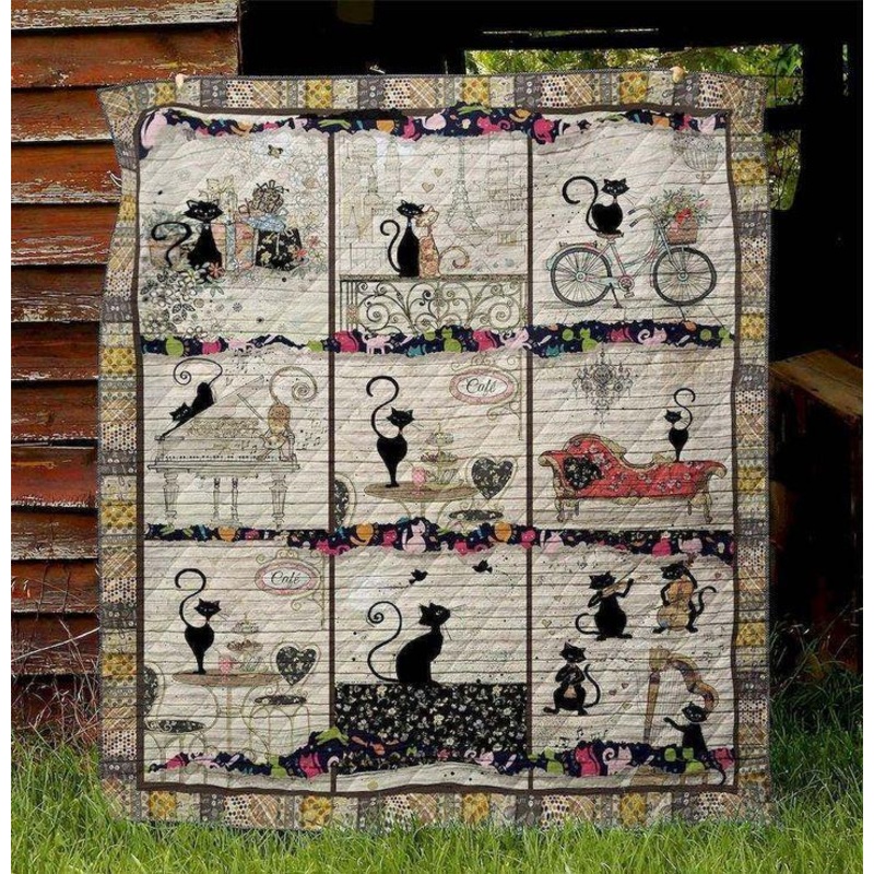 Black Cat ND240401 Quilt Blanket
