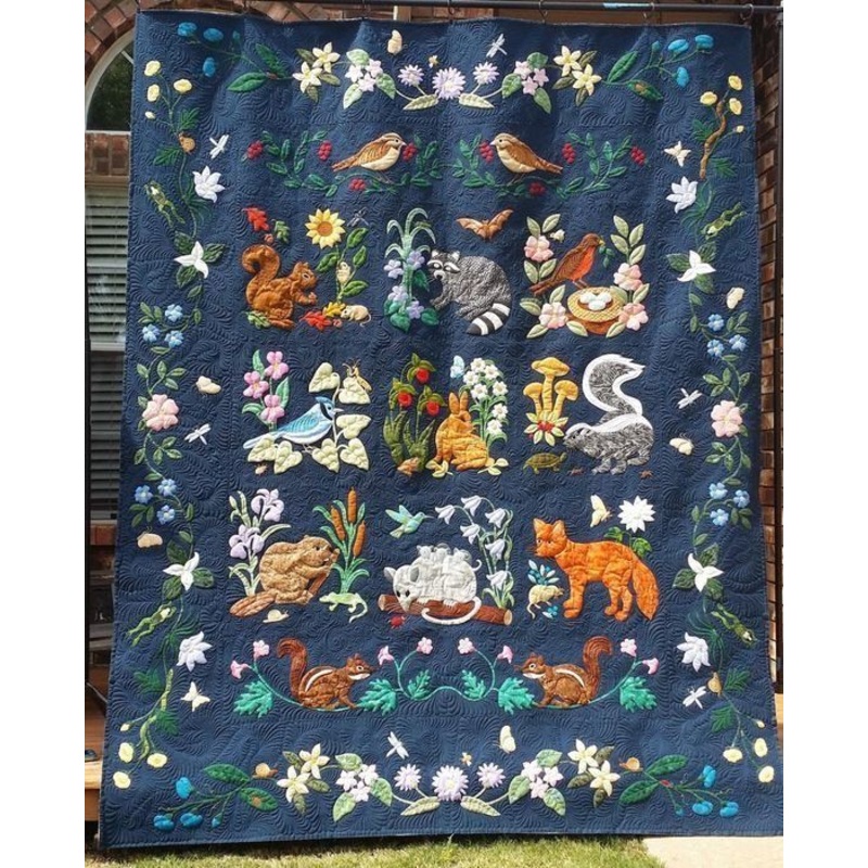 Animals CLA190653 Quilt Blanket