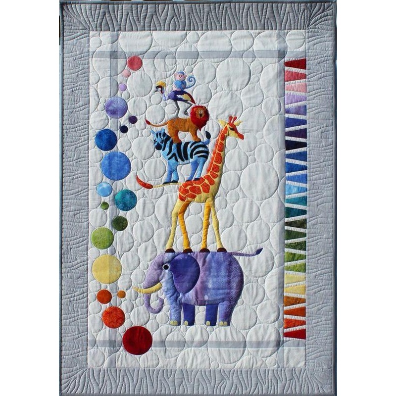 Baby Safari Slumbers Cot African Zoo Animal CLH2310076Q Quilt Blanket