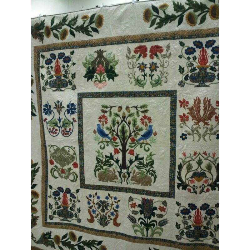 Bird And Flower CLA0710074Q Quilt Blanket