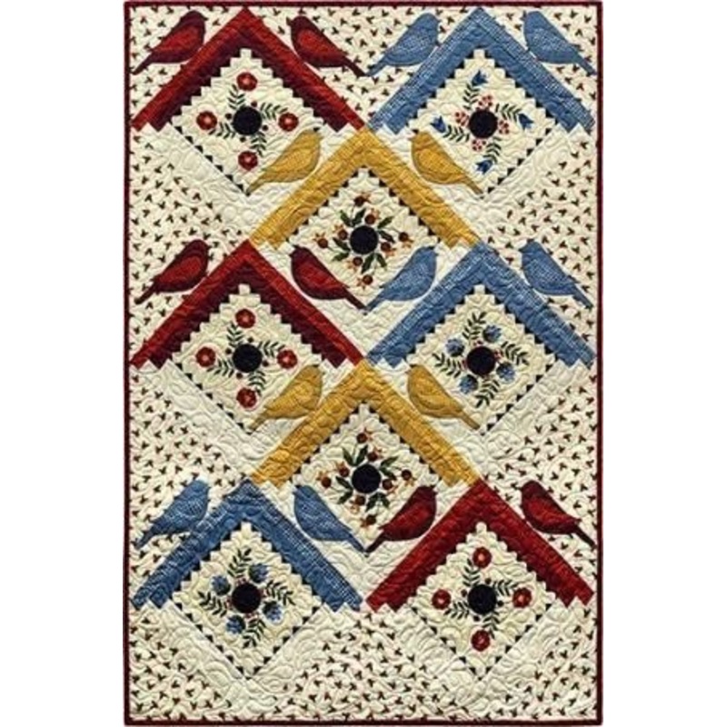 Birds CLA0910066Q Quilt Blanket