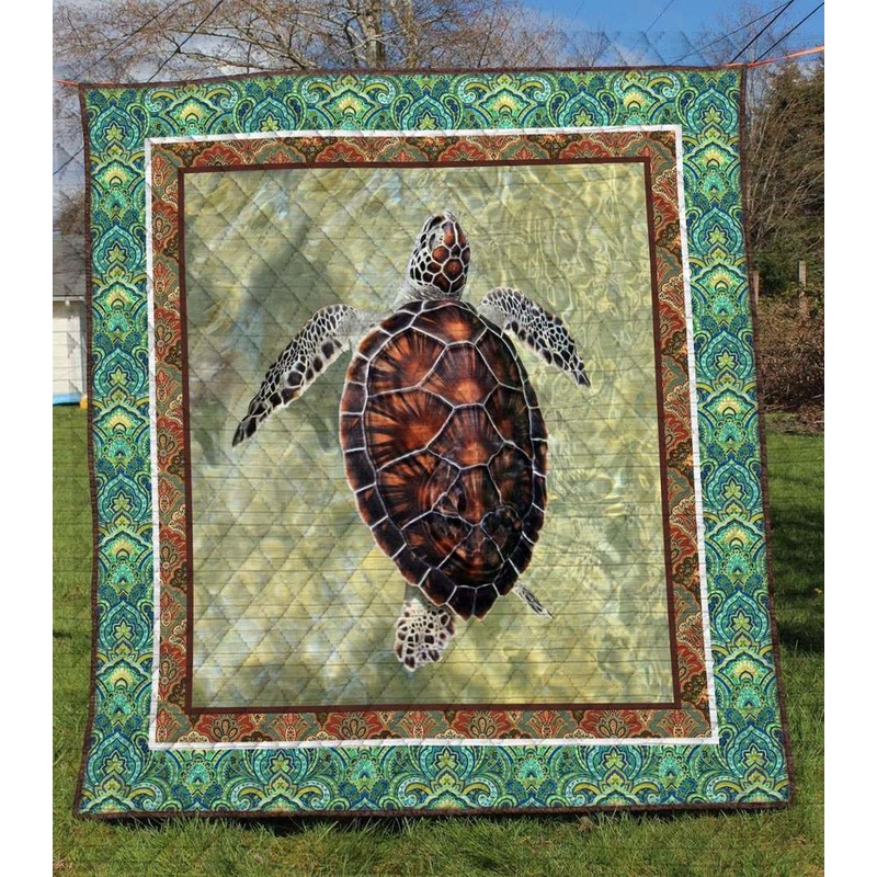 Turtle LI090703A TBG Quilt Blanket