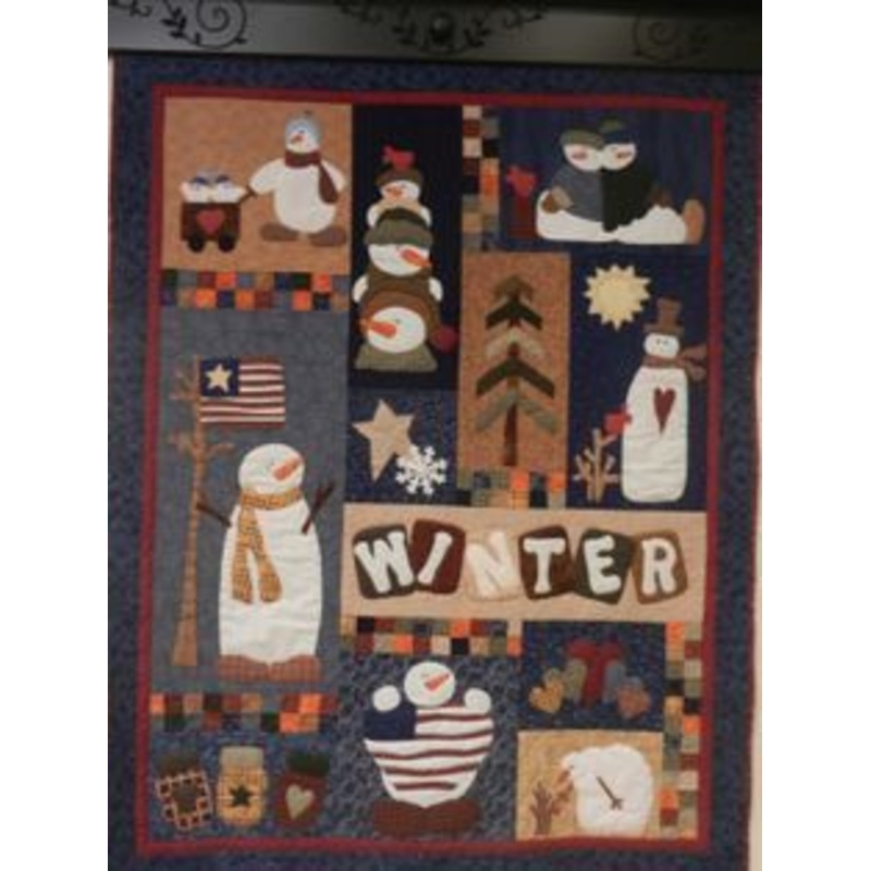 Winter Snowman CLT2510418H Quilt Blanket