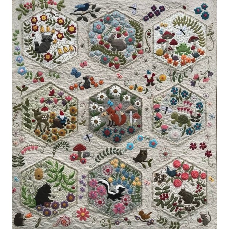 Woodland Whimsy CLA1410621Q Quilt Blanket