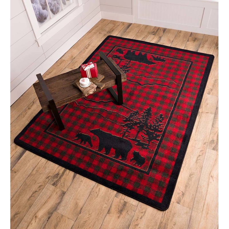 Bear Buffalo Check CLM1610010M Rug