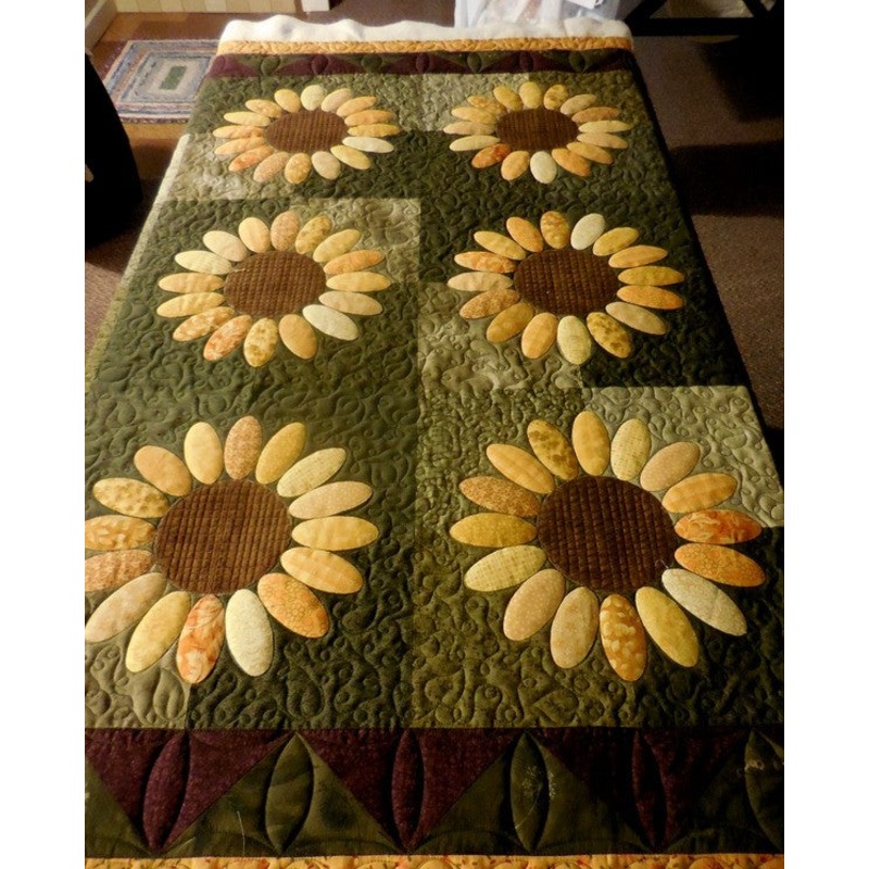 Sunflower CLM290645 Art Quilt